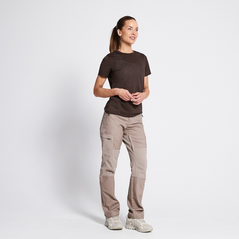 Lightweight tee "Ed" Dark Brown